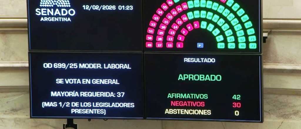 Media sanción para la Reforma Laboral