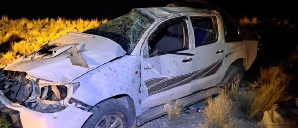 Cinco heridos, entre ellos un niño de 1 año, tras un vuelco en Ruta 186 en Malargüe