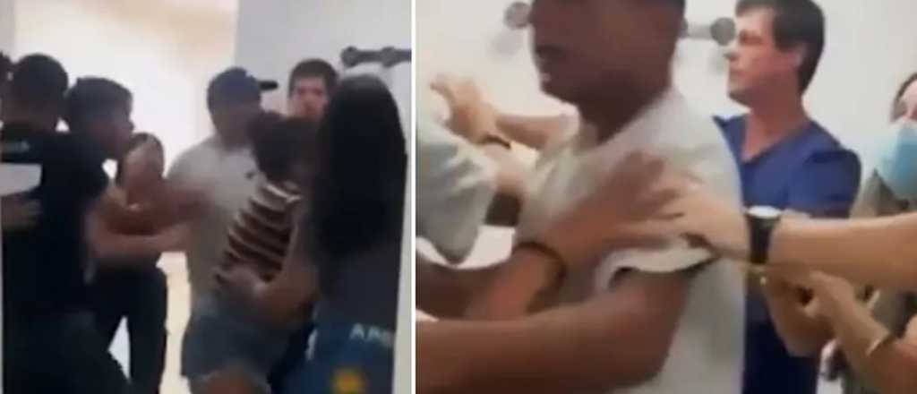 Video impactante: golpearon a dos m&eacute;dicos en un hospital municipal