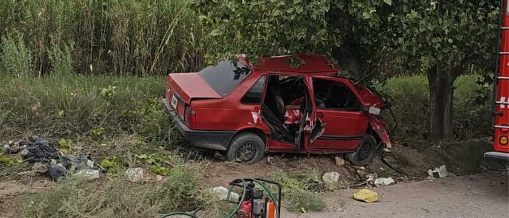 Chocó contra un árbol y murió en Junín