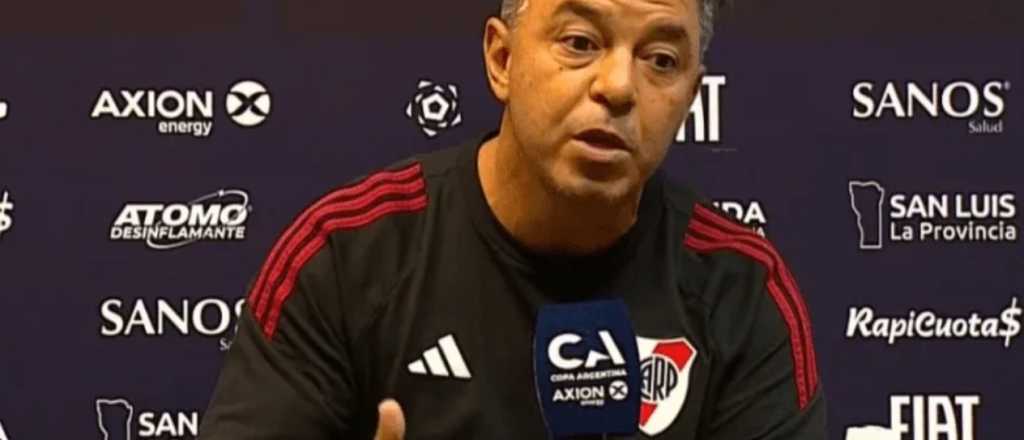 Gallardo se molestó con una pregunta y habló de su continuidad en River