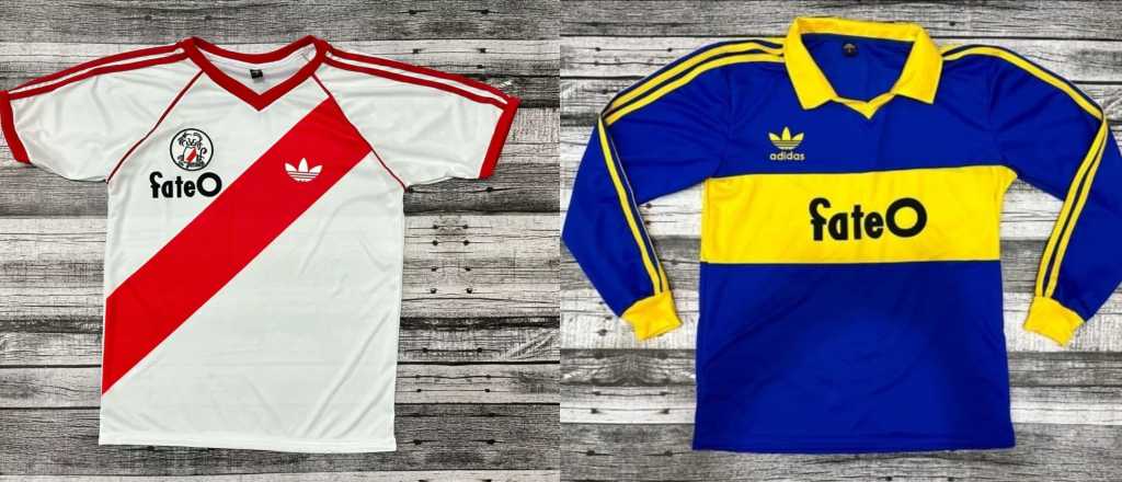 La diminuta cifra que pagó Fate como sponsor de River y Boca en los 80'
