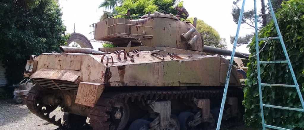 El tesoro militar oculto en una caba&ntilde;a de Rivadavia