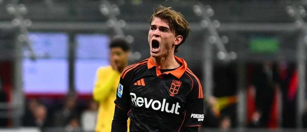 Video: gol de Nico Paz en el empate entre Como y Milan