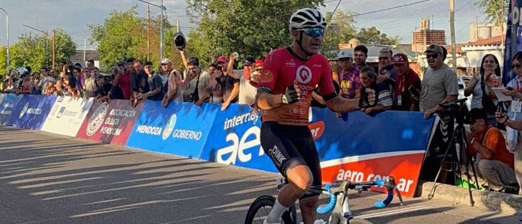 Germán Broggi ganó la sexta etapa de la Vuelta de Mendoza