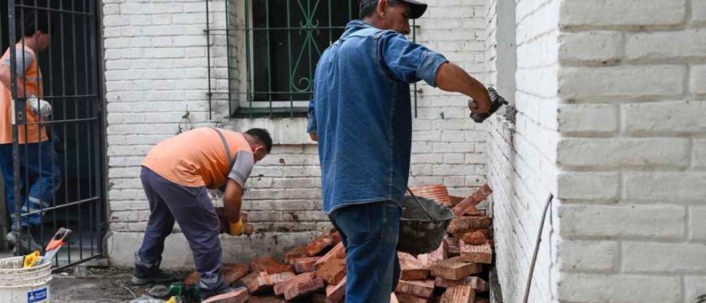Tapiaron una casa que había sido tomada en Godoy Cruz