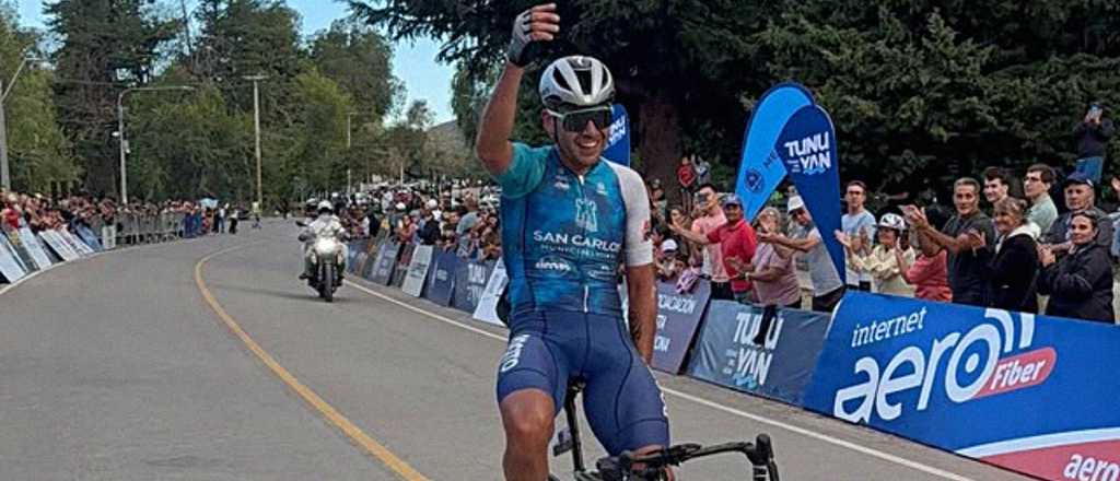 Leandro Velardez gan&oacute; la s&eacute;ptima etapa de la Vuelta de Mendoza