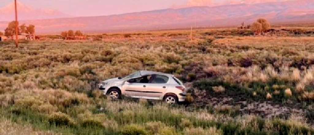 Un herido tras un vuelco en la Ruta 144, a la altura de Malargüe