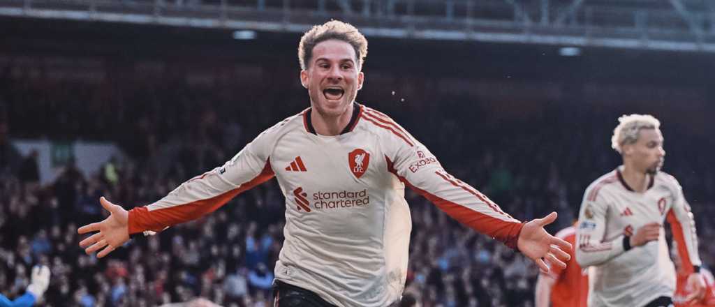 Video: gol ag&oacute;nico de Mac Allister para la victoria del Liverpool