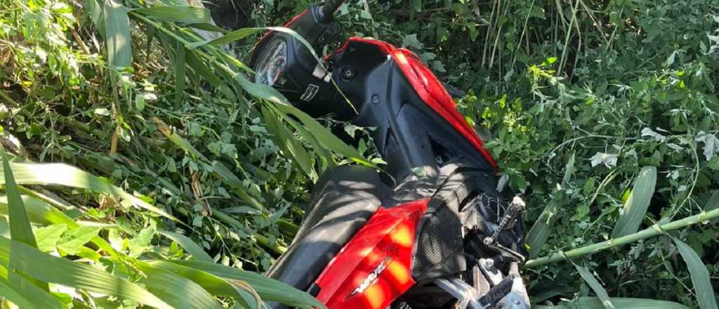 Un adolescente de 15 años robó una moto y fue detenido tras una persecución