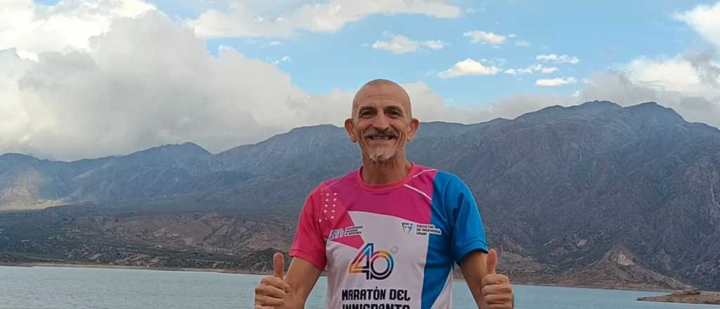 El atleta que va por el país para prevenir el cáncer, correrá en Mendoza
