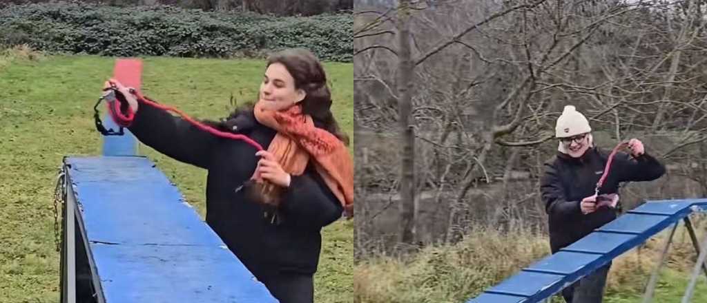 Otra tendencia además de los therians: pasear perros imaginarios