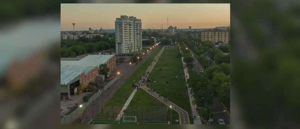 El tramo de la ciclovía que los ladrones dejaron a oscuras