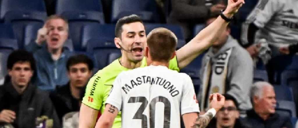 Real Madrid cayó ante Getafe y Mastantuono se fue expulsado