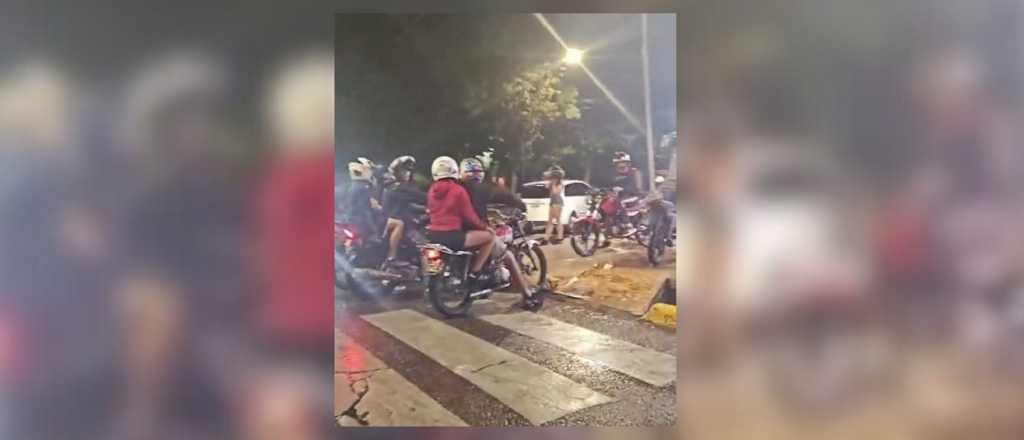 Vecinos de Godoy Cruz denuncian picadas y stunt sobre Panamericana