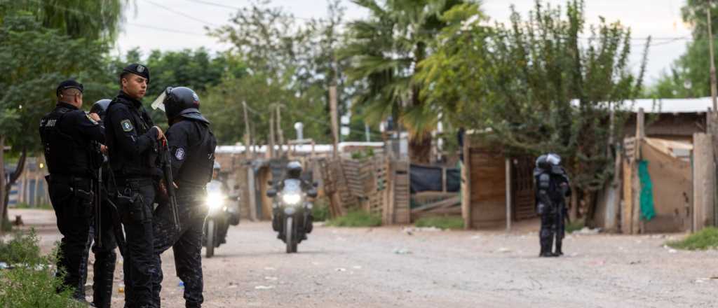 Detenidos en allanamientos por la inseguridad en Las Heras