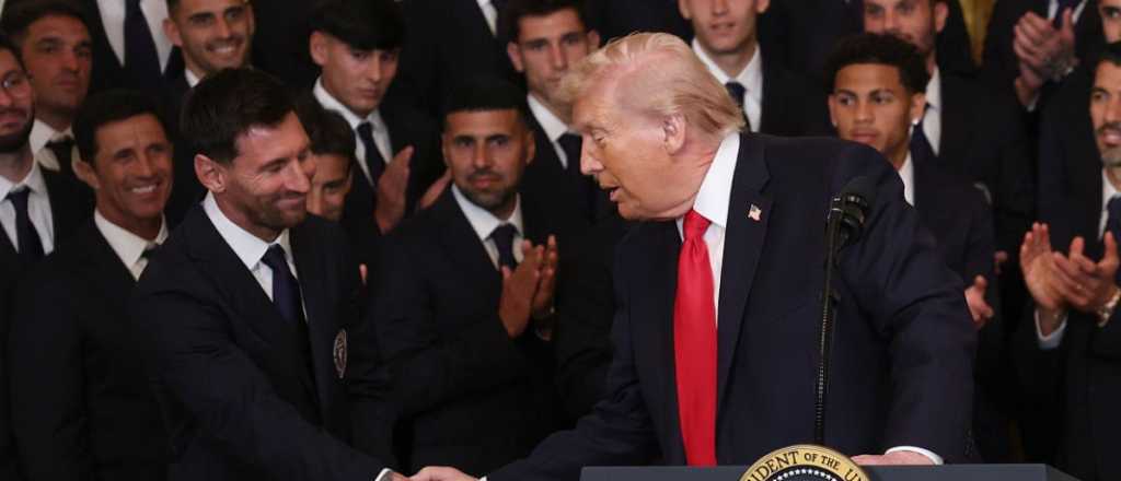 Donald Trump recibi&oacute; a Lionel Messi y al Inter Miami en la Casa Blanca