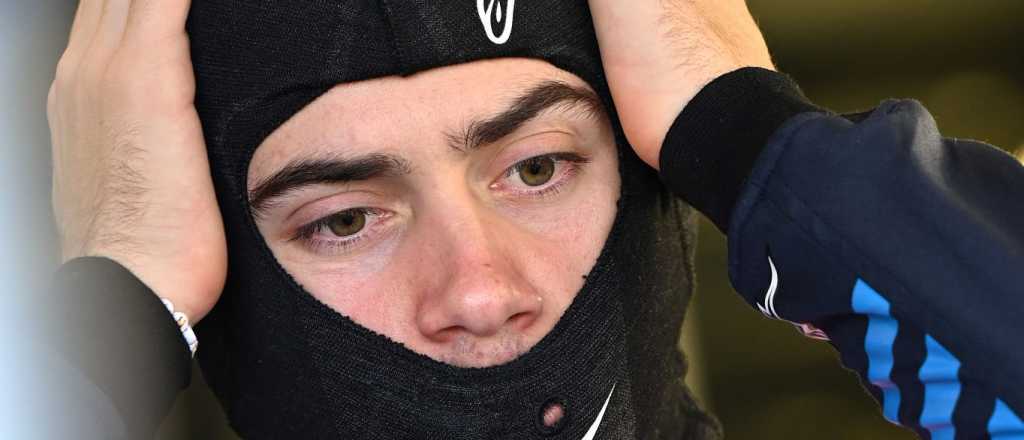 El ins&oacute;lito percance que sufri&oacute; Colapinto en un ojo en Australia