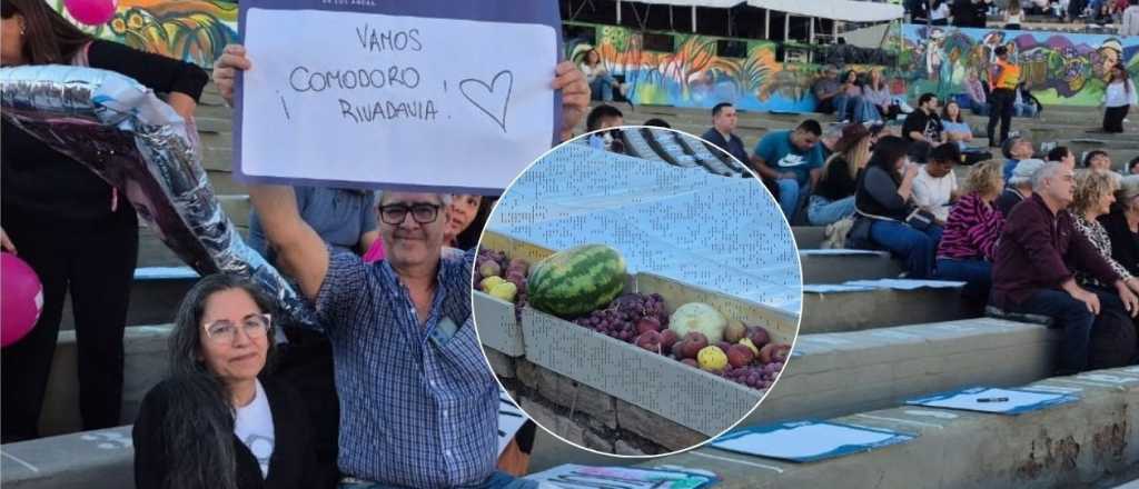 Perlitas del Acto Central: mesa "fit" para los políticos y el color de los cerros