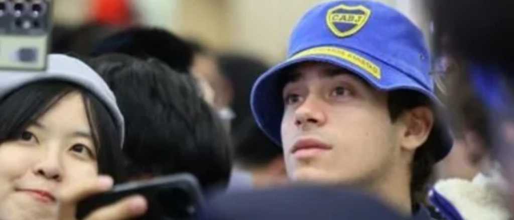 Muy de Boca: así llegó Colapinto a China para la segunda carrera