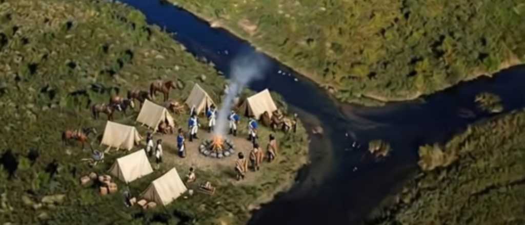 Recrearon con IA el hist&oacute;rico paisaje donde naci&oacute; San Rafael