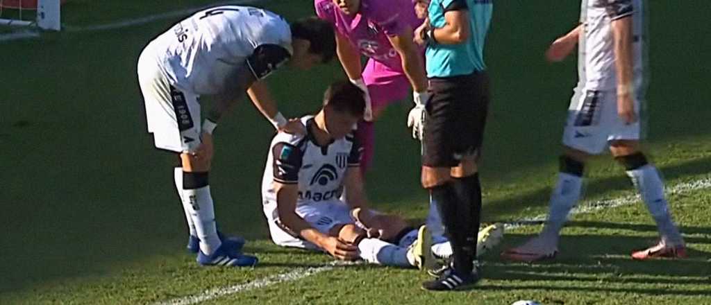 Preocupación en Gimnasia por la lesión de Imanol González