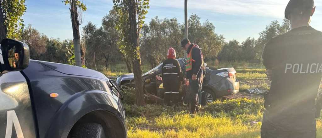 Tragedia en San Rafael: un joven muri&oacute; al chocar contra un &aacute;rbol