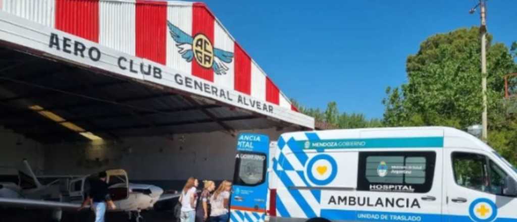 Cay&oacute; un avi&oacute;n en el Aeroclub de General Alvear