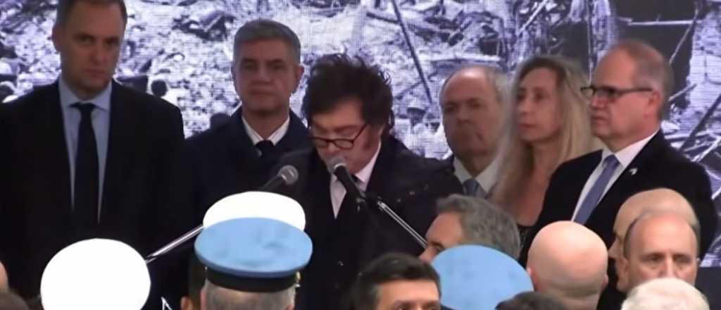 "No puede haber tregua": el mensaje de Milei a 34 años del atentado a la Embajada de Israel