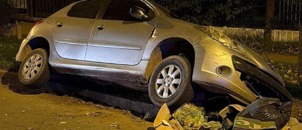 Volc&oacute; con su auto una mujer en estado de ebriedad en San Rafael