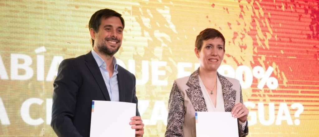 Firmaron un convenio por obras naturales para reducir el riesgo aluvional