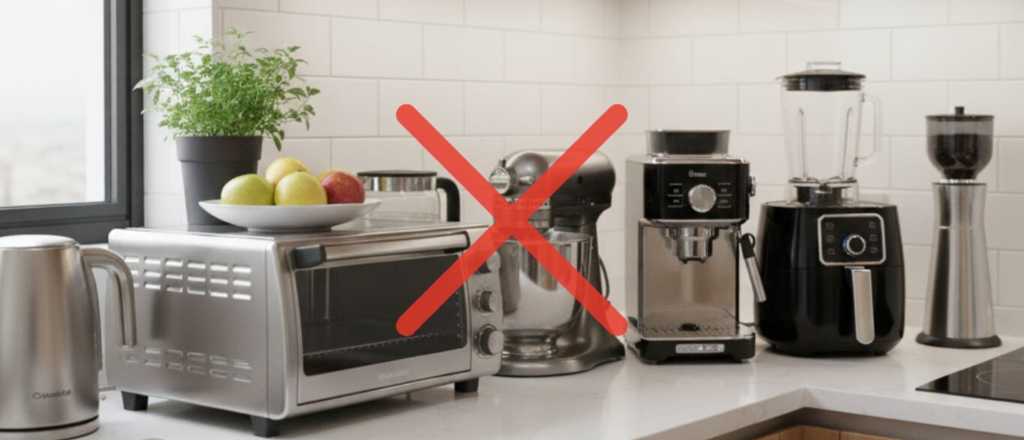 Chau desorden: la nueva forma de ubicar los electrodomésticos en la cocina