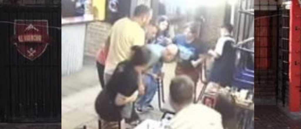 Video: un mendocino le salvó la vida a un hombre atragantado en Godoy Cruz