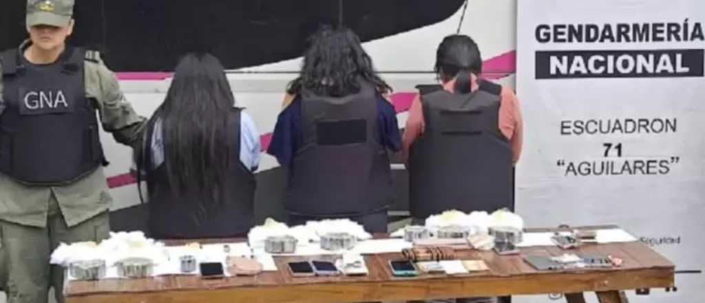 Incautaron más de 10 kilos de cocaína en un micro que venía a Mendoza