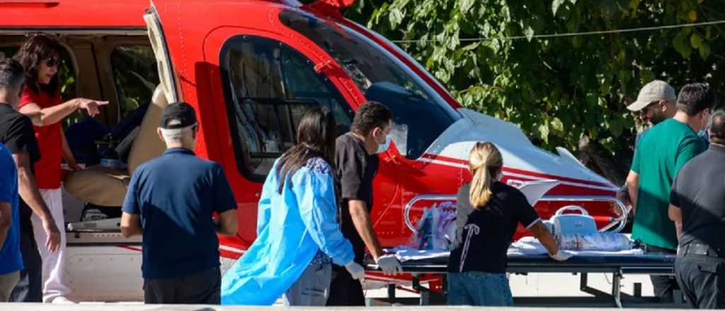 Video: dram&aacute;tico traslado de una beba sanjuanina al Notti