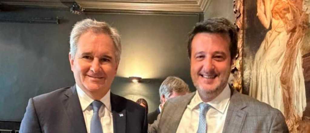 Quirno con el "canciller" de Mendoza: miner&iacute;a, petr&oacute;leo y vino