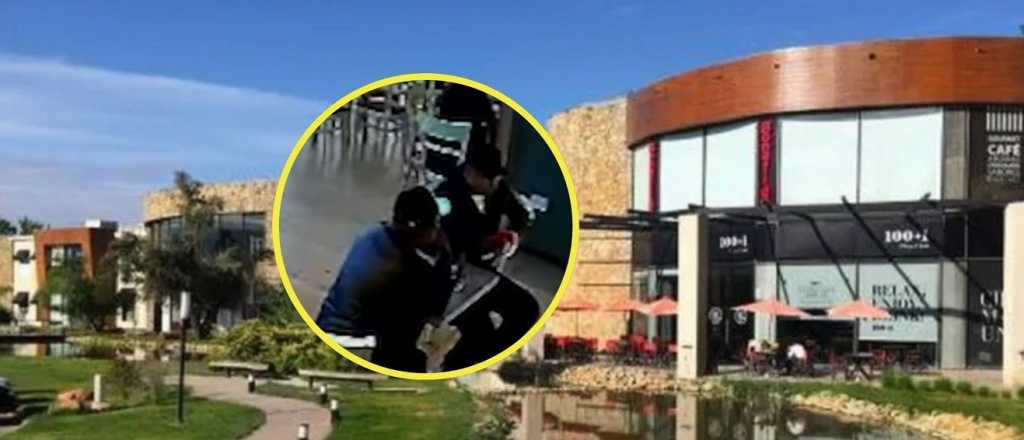 Video: dos carteristas le robaron a una mujer en un shopping de Guaymallén