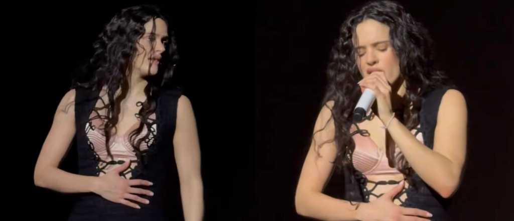 Rosal&iacute;a suspendi&oacute; un show y tuvo que ser trasladada en una ambulancia