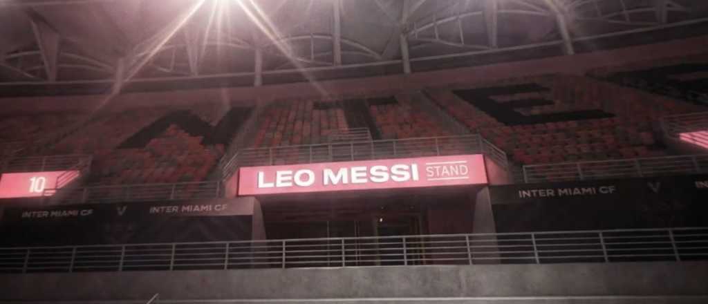 Finalmente, Messi dar&aacute; nombre a una tribuna del estadio de Inter Miami