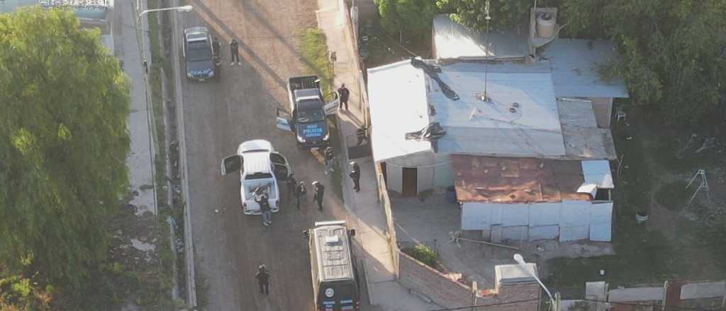 San Rafael: buscaban armas y encontraron 45 plantas de marihuana