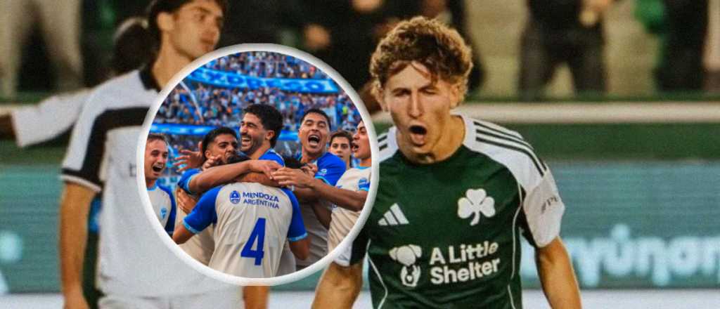 La alegría de Santino Andino en Grecia por el triunfo del Tomba ante Maipú