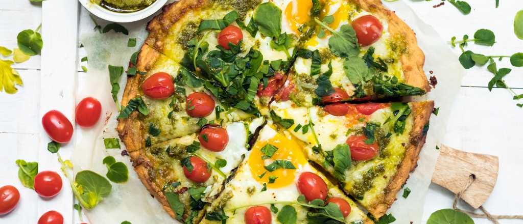 Cómo hacer una pizza sin harina en 20 minutos