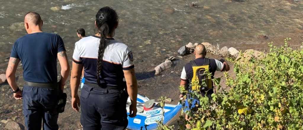 Rescataron a un hombre y a su perro en el Ca&ntilde;&oacute;n del Atuel