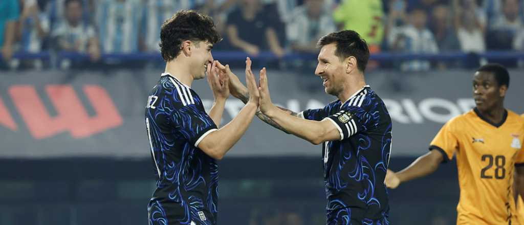 Argentina vapule&oacute; a Zambia y se despidi&oacute; del pa&iacute;s con una sonrisa