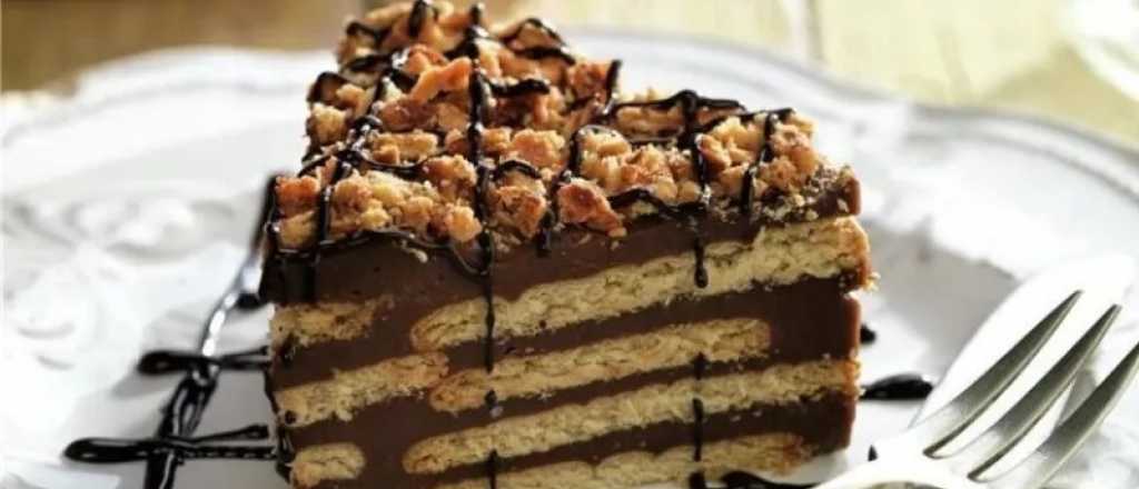 Torta fría de chocolate: sin horno, con galletitas y lista en pocos pasos