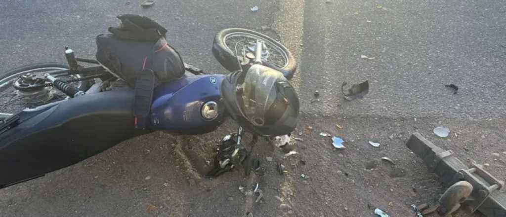 Un mendocino chocó en moto con un ciclista menor de edad en San Juan