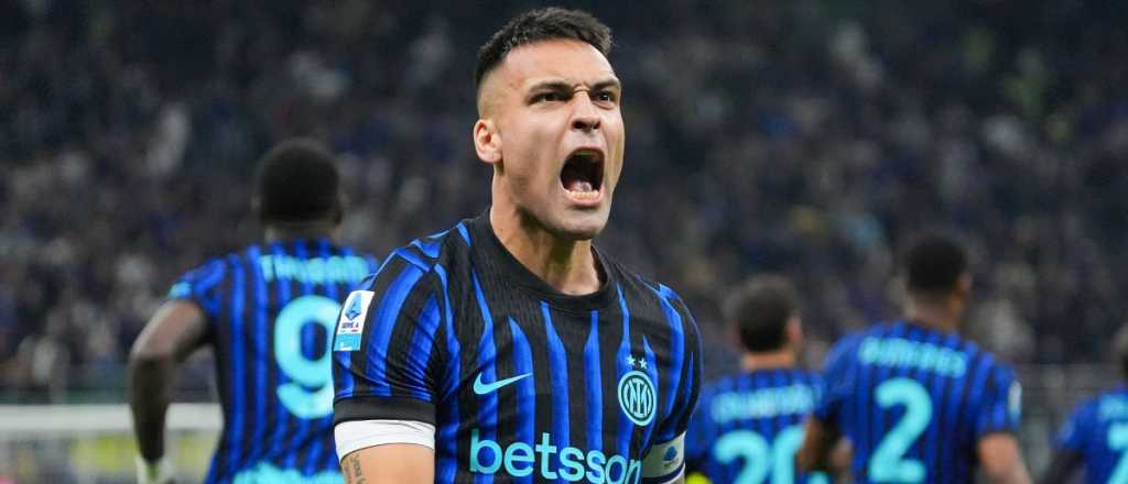 Lautaro volvió con todo e hizo un doblete en la goleada del Inter a la Roma