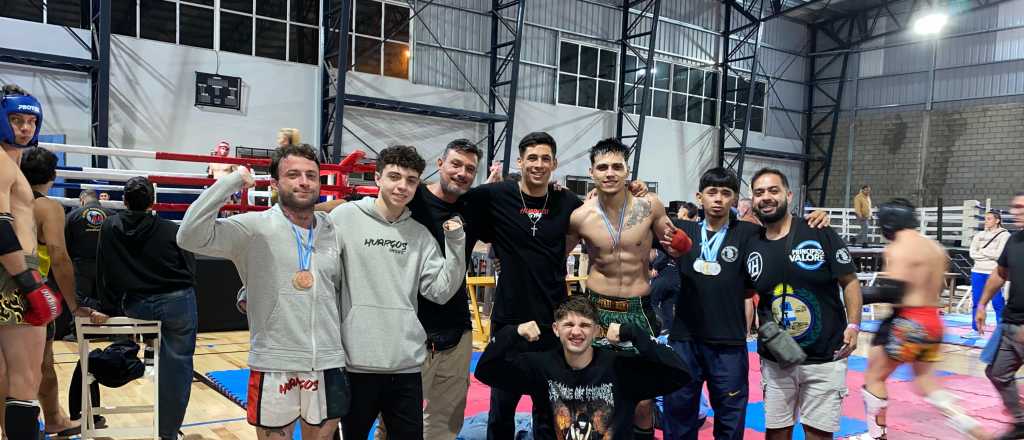 Mendoza pisó fuerte en el Campeonato Nacional de Kickboxing