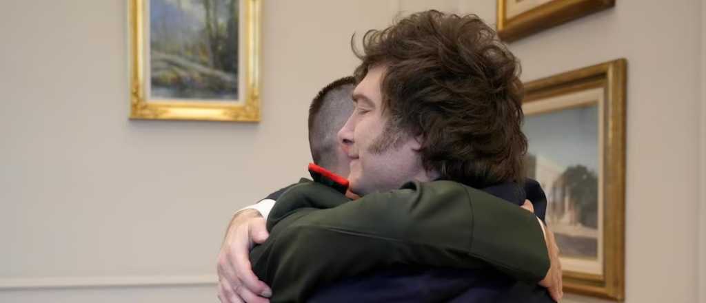 Milei recibió a Nahuel Gallo en Casa Rosada a un mes de su liberación