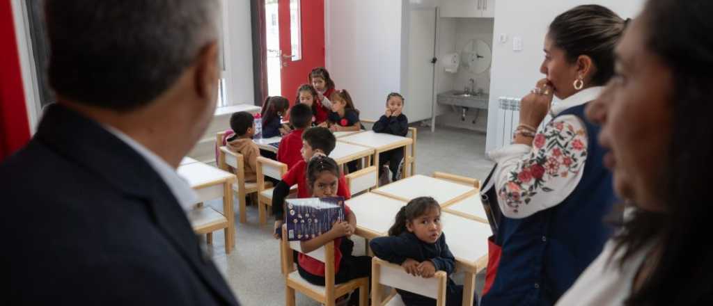 Así es el jardín de infantes que inauguraron en Las Heras
